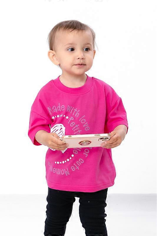 Infant Girls' T-Shirt – Soft Cotton & Bright Print, Summer, HC 5077-001-33-5