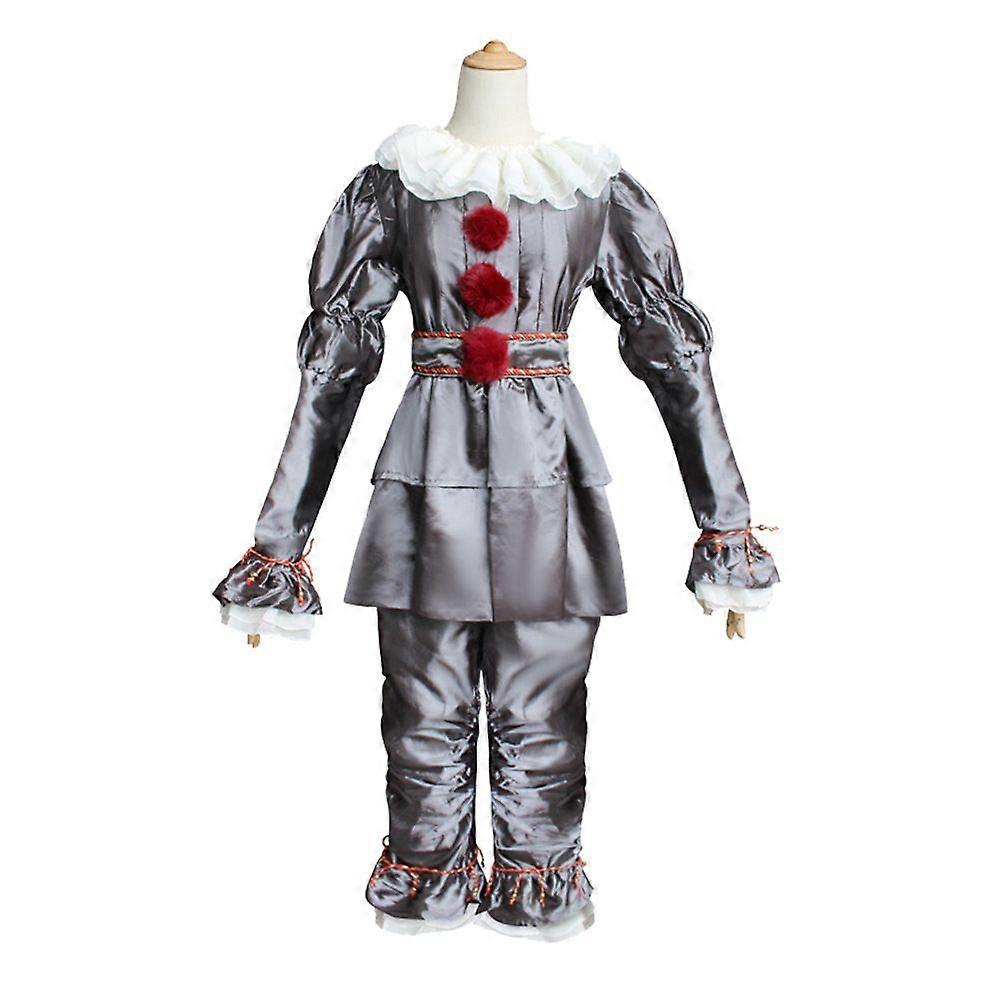Pennywise Clown Costume Set  Classic Horror Clown Outfit in Multiple Styles (110cm to 3XL)
