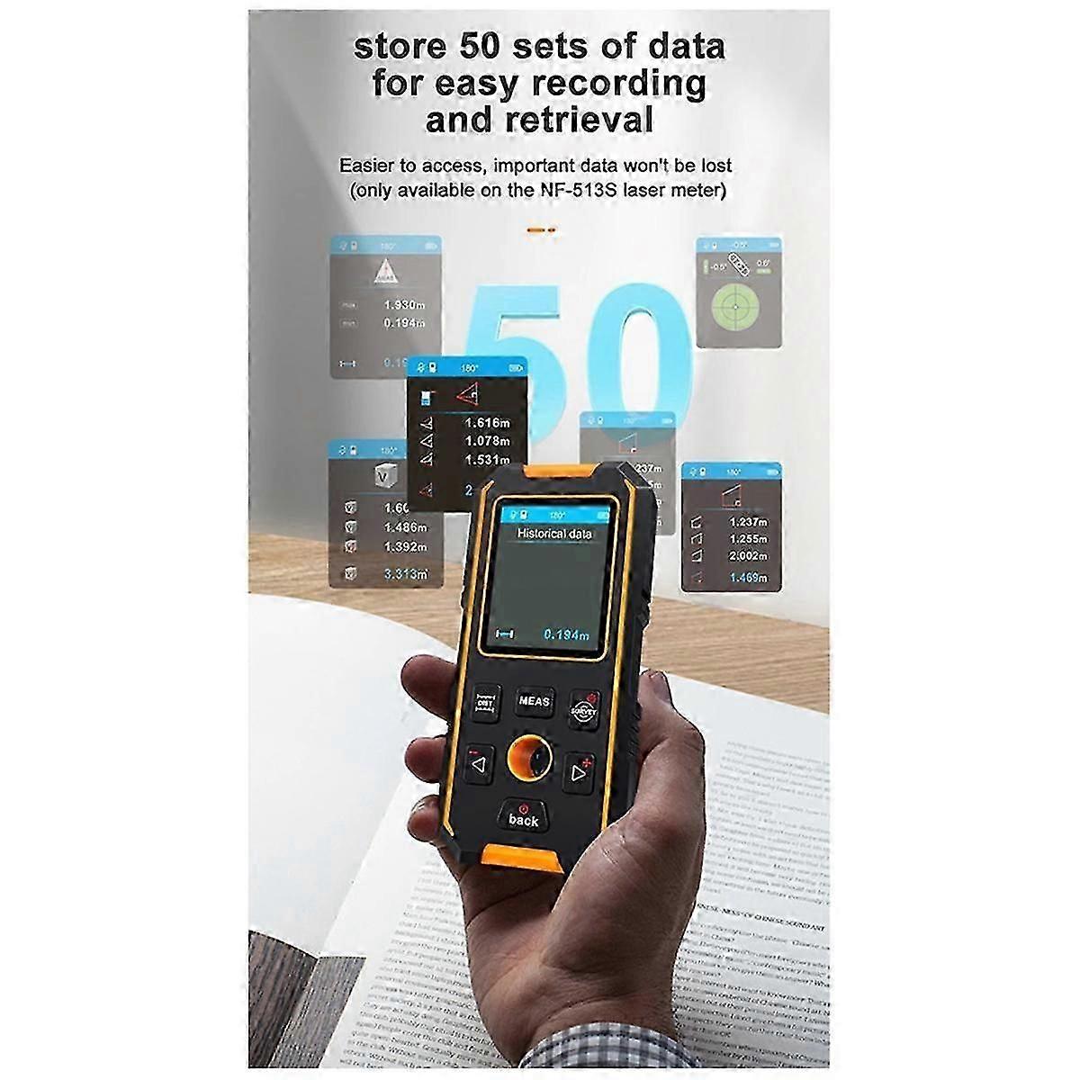 -513 كاشف معادن جداري، كابلات تيار متردد معززة، أسلاك معدنية، مسامير خشبية، ابحث عن