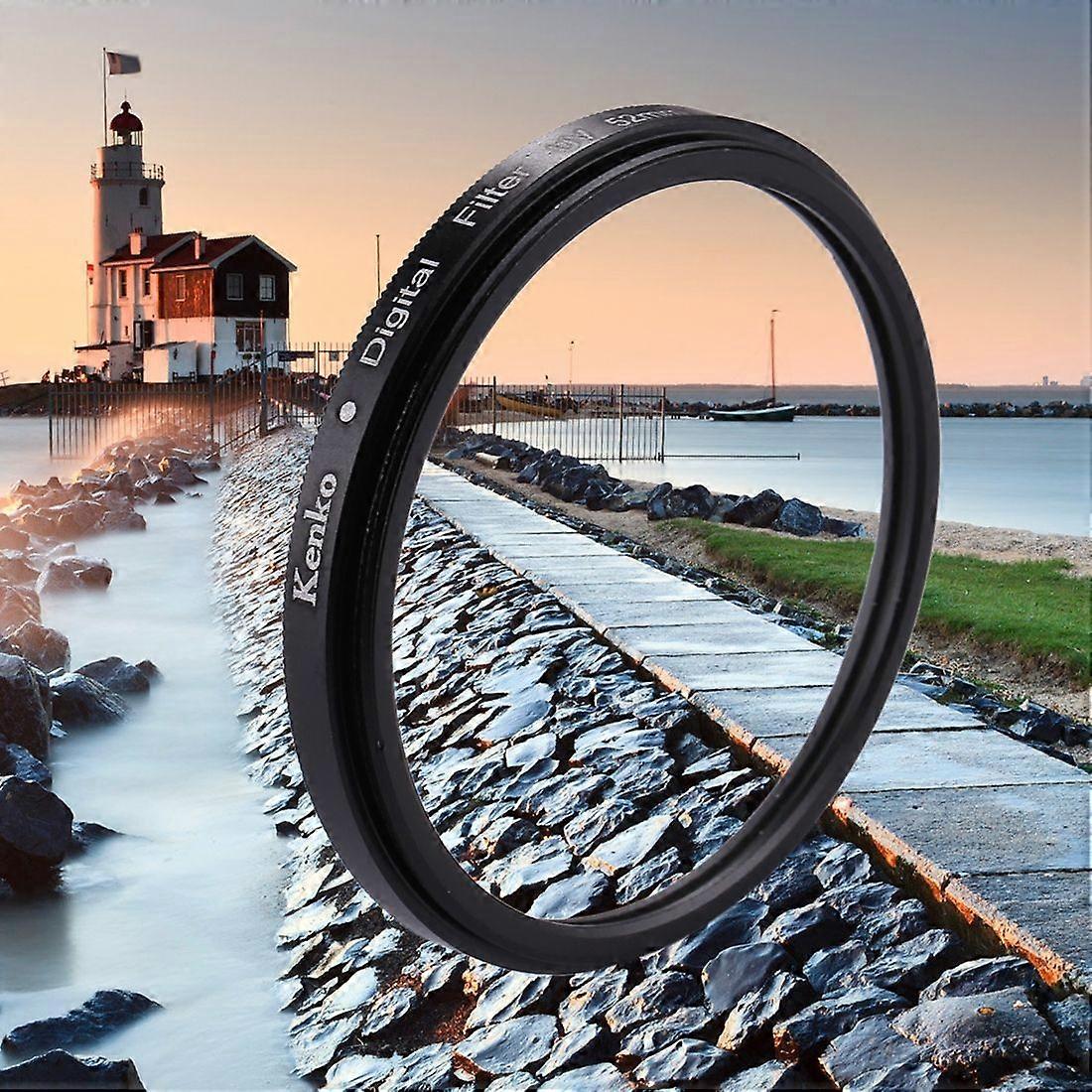 52mm Digital Camera Aluminum Alloy Frame Lens UV Filter