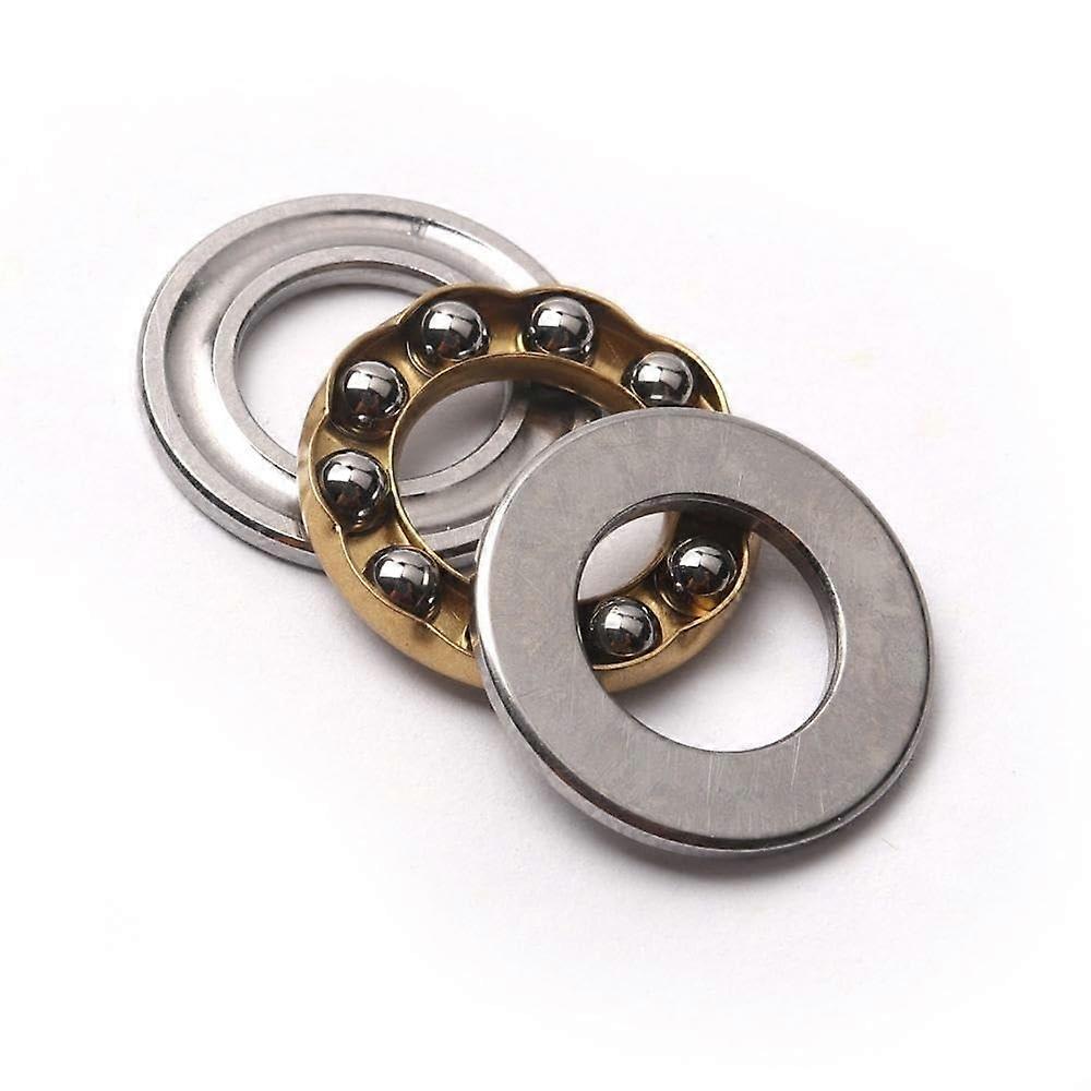 Miniature Thrust Ball Bearing Set F8 F9 F10 - Metal Axial Ball Bearings 8mm 9mm 10mm, Size 10x18x5.5mm for Hardware Applications