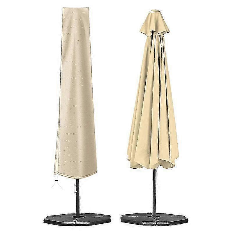 冬の防水二重層傘カバージッパークロージャー付きパラソルカバー(190 * 30プロモーション、傘カバー、210DオックスフォードクロスヘビーデューティアンチUV)