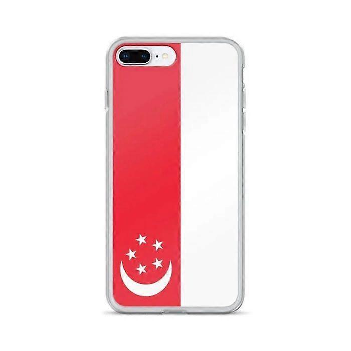 iPhone Case - Singapore Flag - iPhone 7 Plus - Soft - Multicolor - Vertical