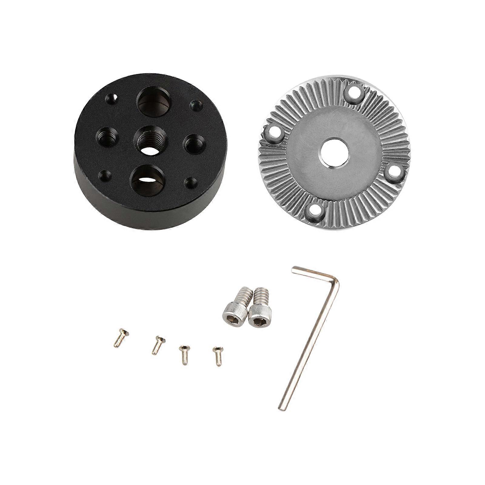 Lightweight Rosette Mount Thread Screw Port Mounting Adapter with Multiple M6/4 Holes for Camera Accessory Expansion