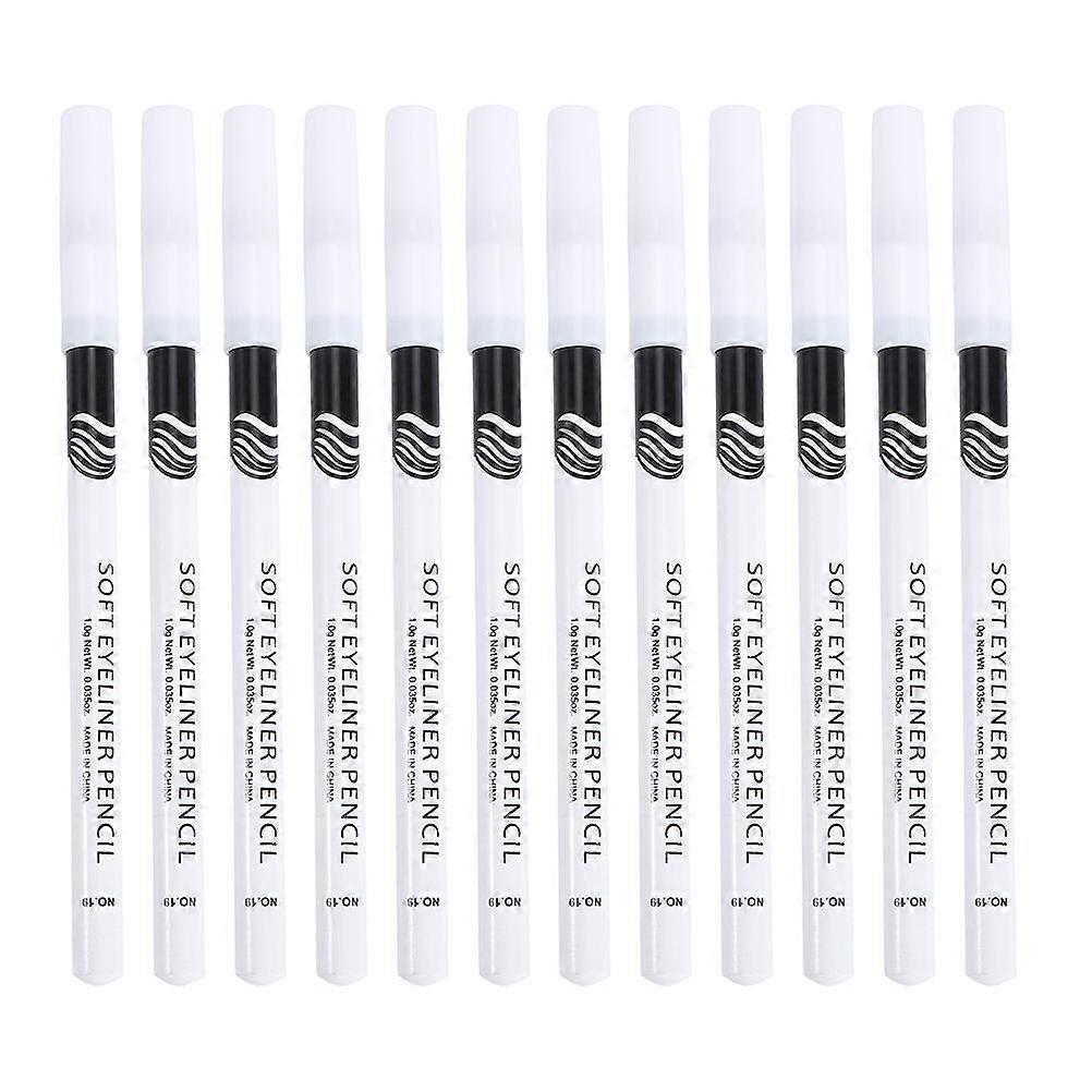 24PCS Eye Liner Cosmetic Tools Versatile Eyeliner Pencils Bright Colors Easy Makeup Application Compact Travel Friendly for Women