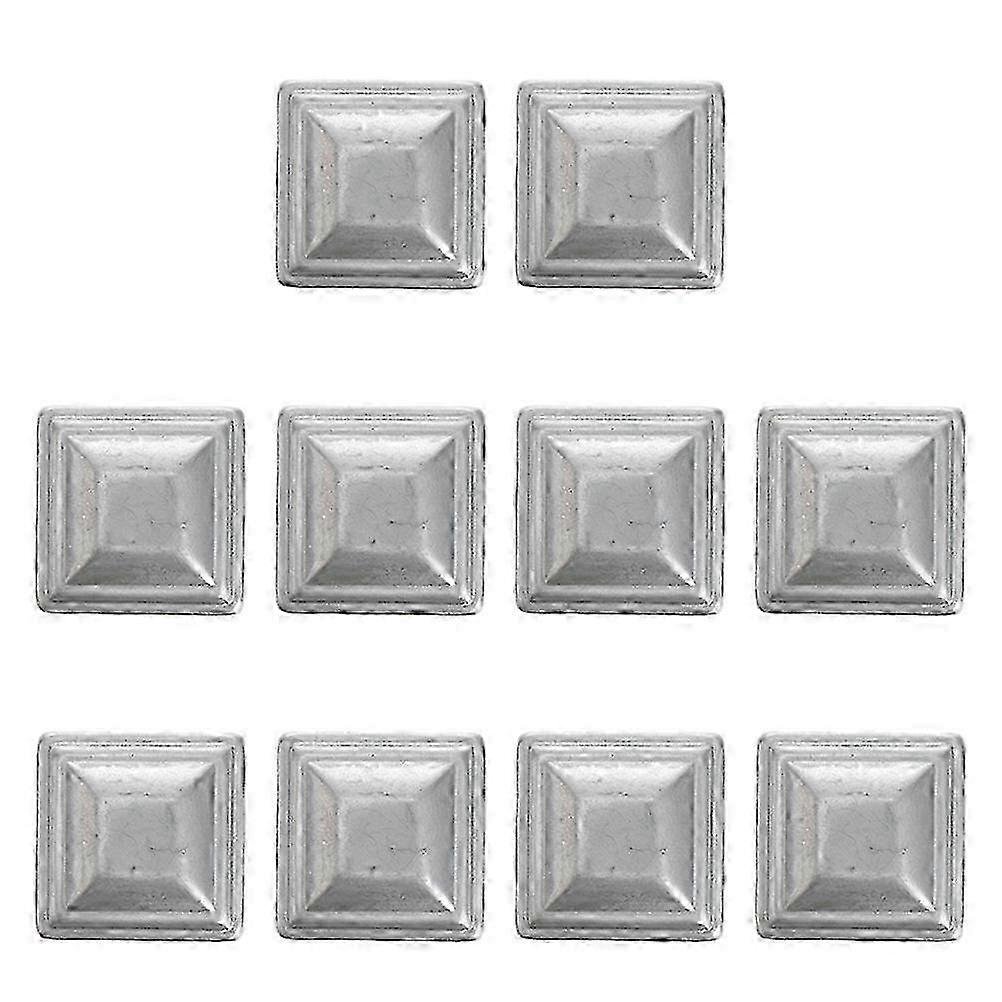 5x5 قبعات سياج حديدي مع 10 قطع أغطية مانعة للتسرب للمشاركات