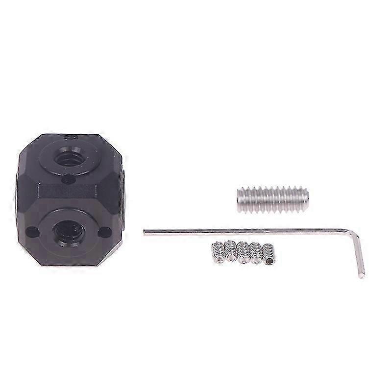 universell stativ skruehulladapter magisk kubisk feste for magisk arm flash vlog videofyll lys mikrofon forlengelse monteringshode