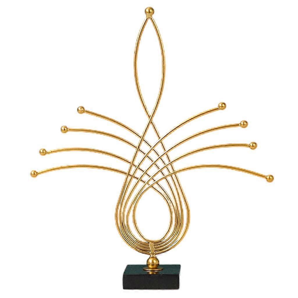 Metal Bracket Decoration Metallic Geometry Room