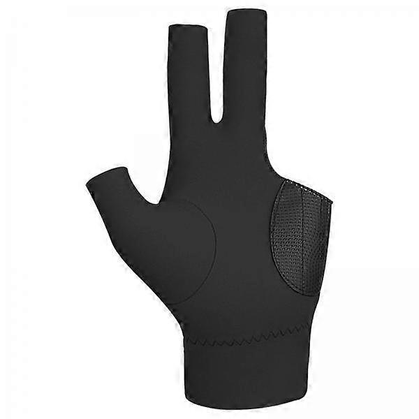 4xThree Fingers Billiard Pool Glove Separate Finger Gloves for Men Lightweight