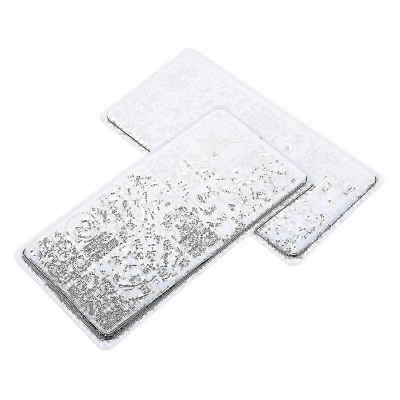 2025 Halloween Nail Art Plates - 2pcs for Decorations