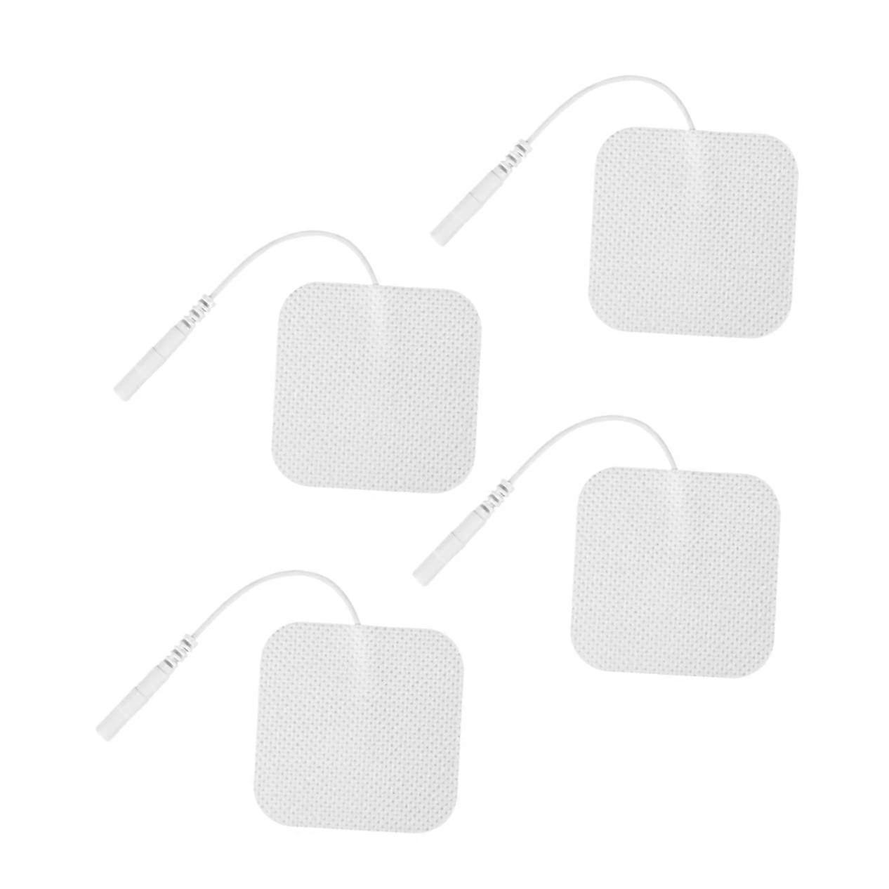 40 Pieces Self-Adhesive Electrode Pads with Water Gel for Reusable Electrode Applications, Compatible with TENS Units