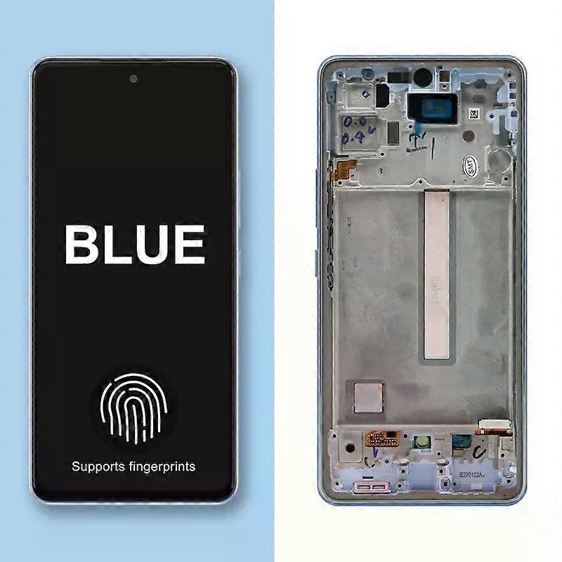 Redkid Écran d’affichage Super AMOLED A53 5G avec cadre pour Samsung Galaxy A53 5G A536 A536B A536U