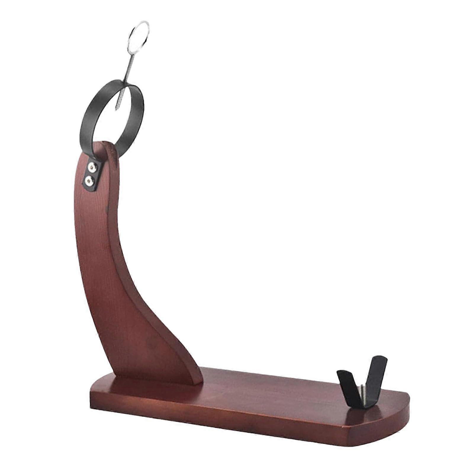 Spain Ham Stand, Wooden Ham Stand with NonSlip Pads, Sturdy Kitchen Stand for Ham Carving, Ham Holder for Spanish Hams and Italian Prosciutto