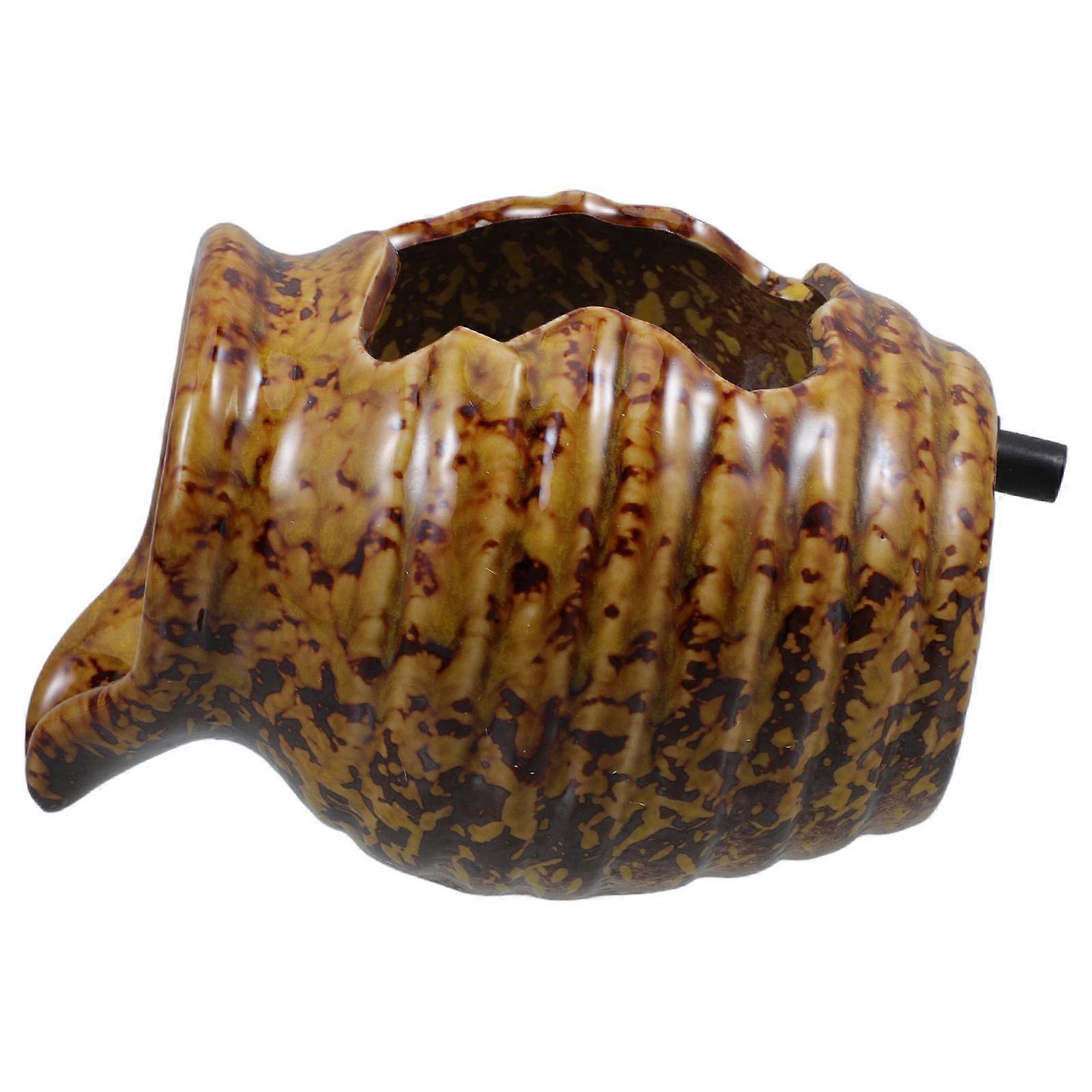 Relaxing Indoor Fountain, Ceramic Jar for Hydroponic Use and Natural Water Flow