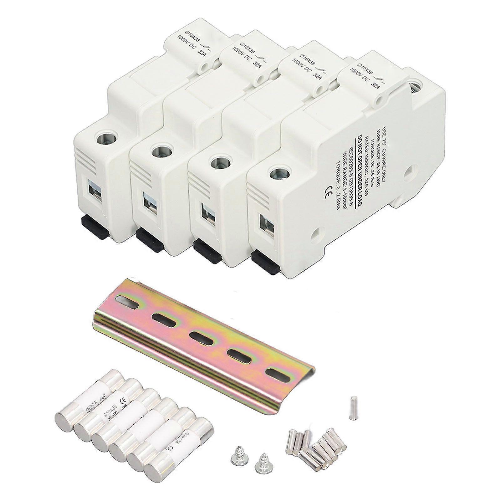 مجموعة حامل الصمامات الكهروضوئية الشمسية عالية الجودة DC 1000V DC الصمامات الكهروضوئية