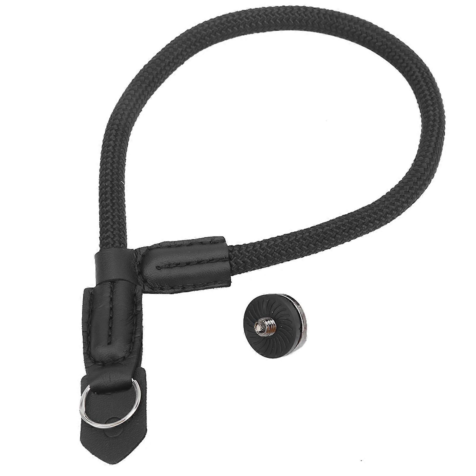 Nylon Safety Lanyard with 1/4" Screw for DJI OM 4 Handheld Ballhead Stabilizer (Black)