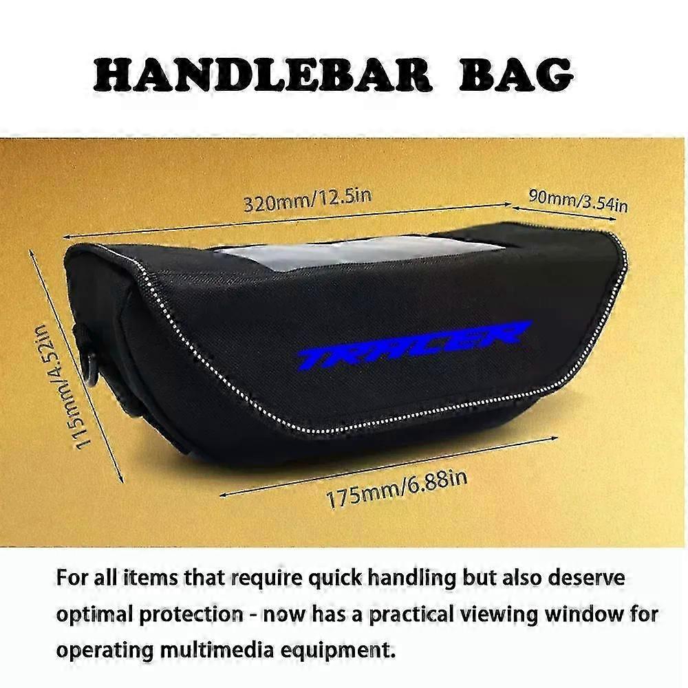 Applicable Waterproof and Dustproof Handlebar Navigation Bag for YAMAHA Tracer900 Tracer900gt Tracer9gt Tracer9