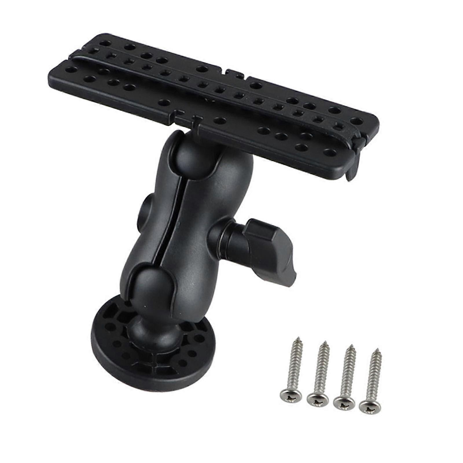 Fish Finder Swivel Ball Mount Base Rack for Most Kayak Rails Boat Pontoon