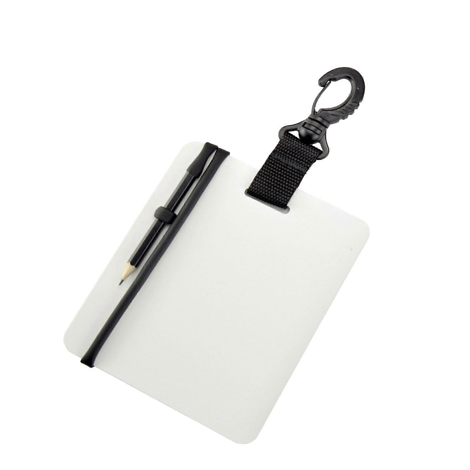 Scubas Diving writing board underwater notepad writing tablet with pencil and clip snorkeling record easy to use Ref: 5696