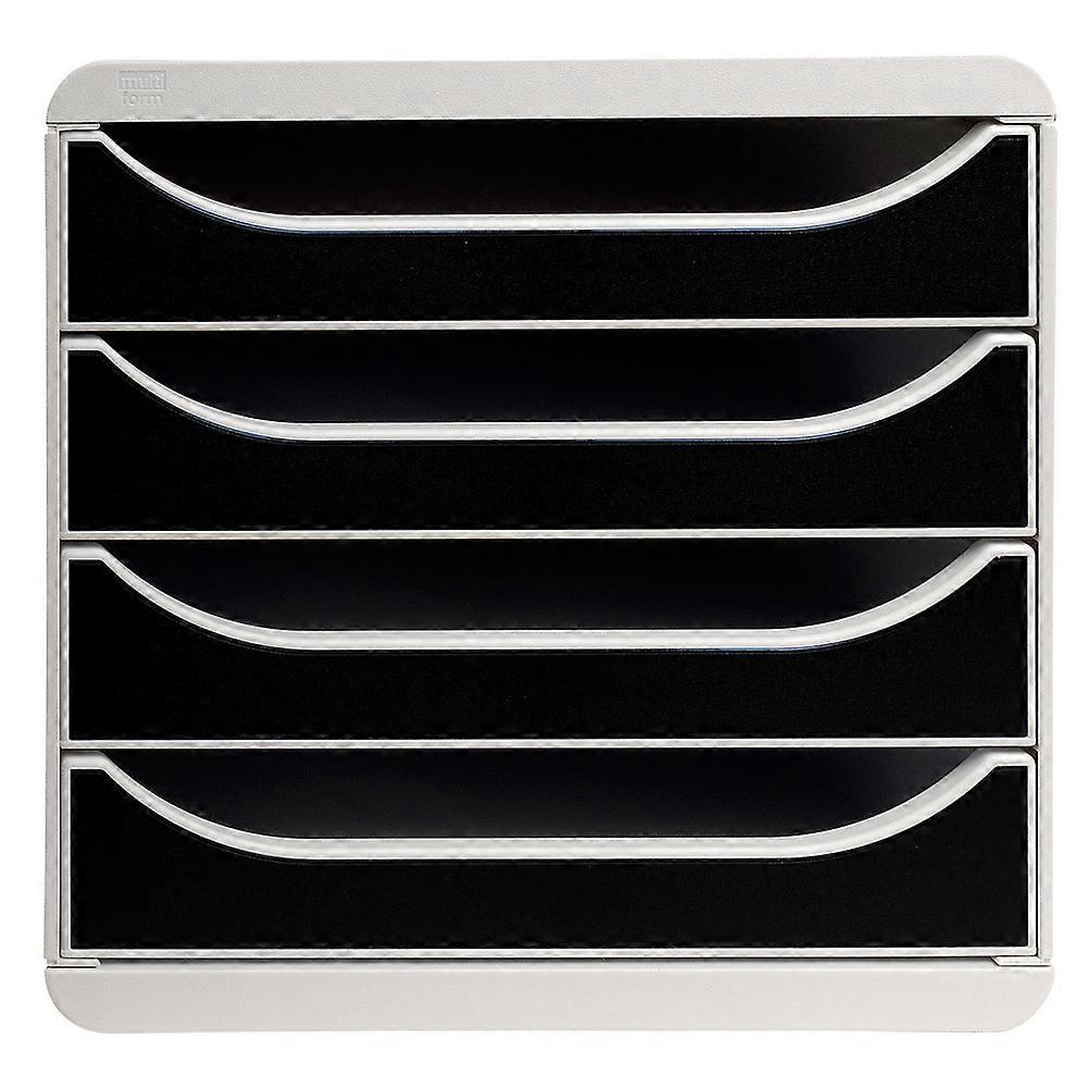 Exacompta 310014D BIG-BOX Office light grey/stone grey - Black