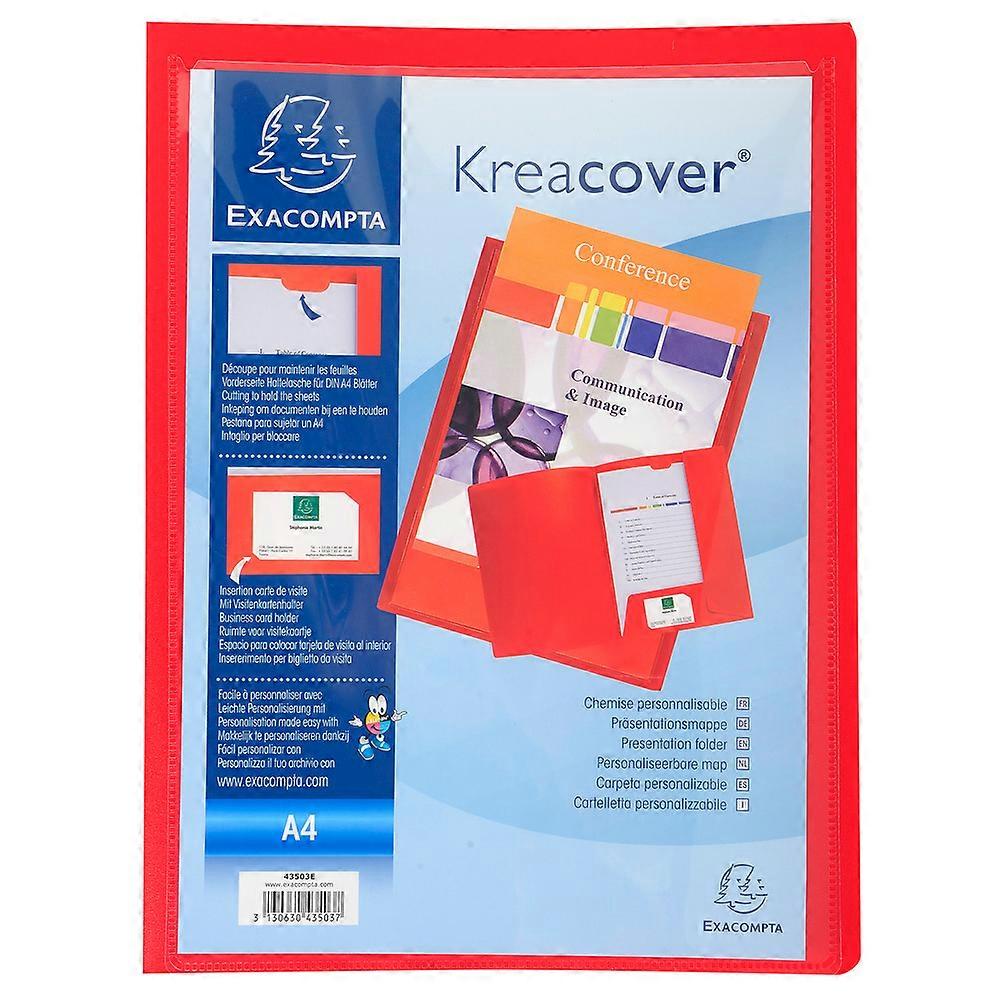 Exacompta 43503E 30x CARPETAS PERSO. KC PP ROJO
