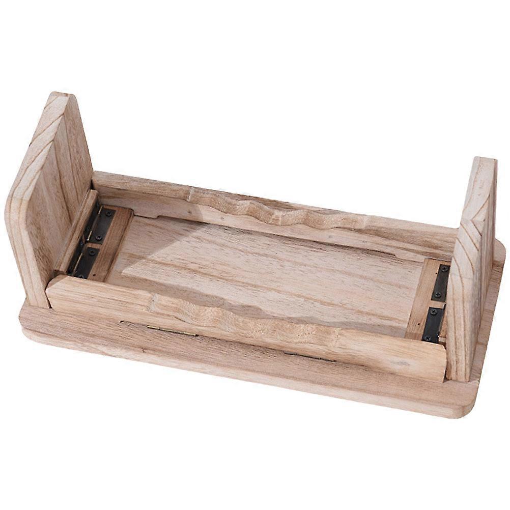 Travel-Friendly Meditation Stool, Foldable Wood Design, Provides Comfortable Seating