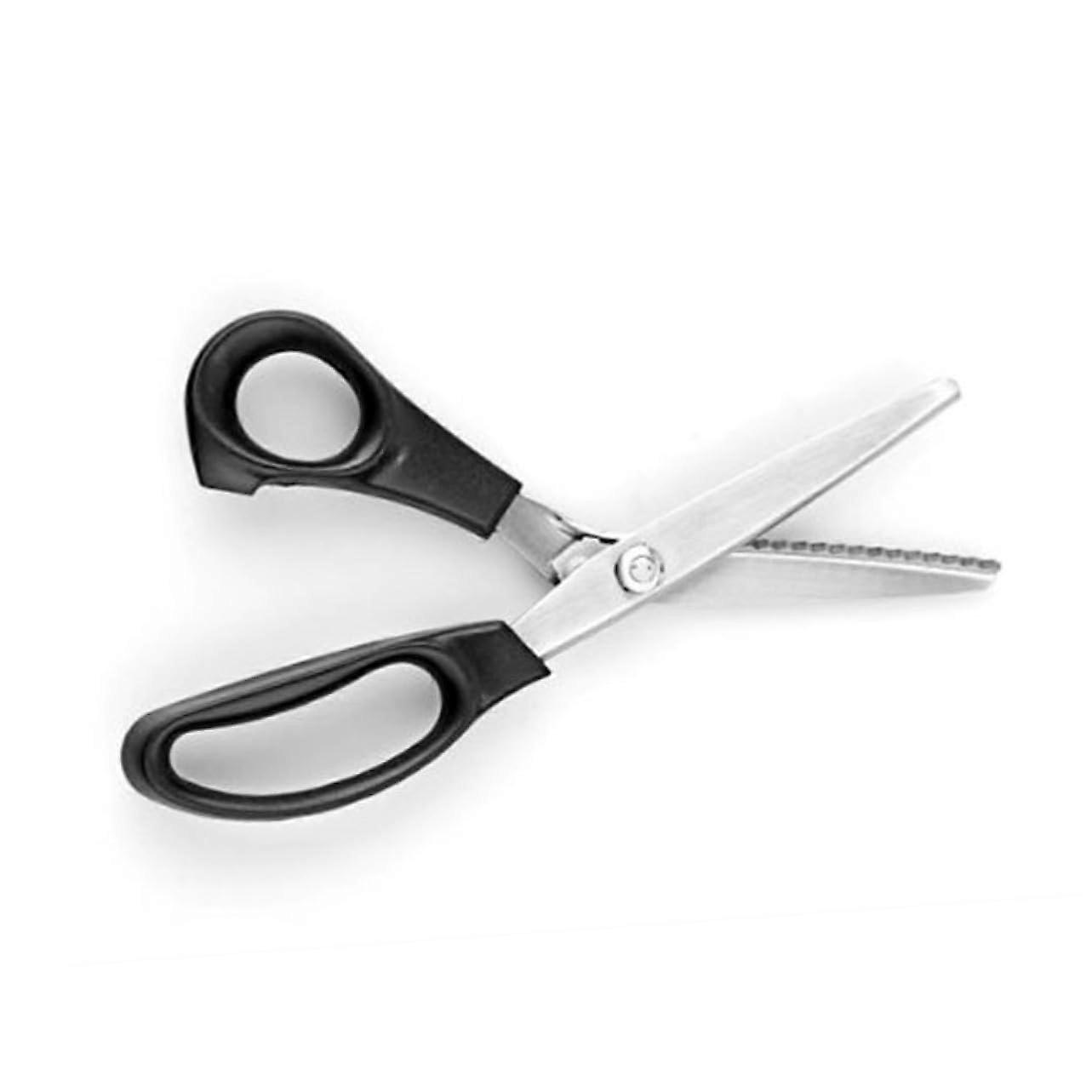 Sawtooth Scissors Fabric Scissors Dressmaking Scissors Sewing Scissors Pinking Scissors for Sewing Black