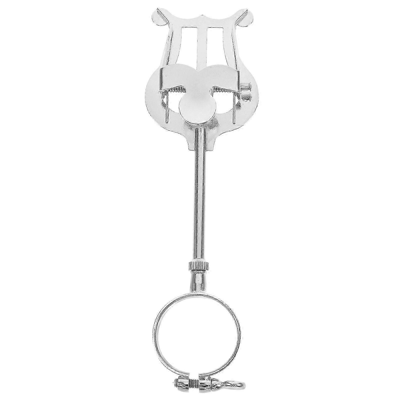 1 Pc Durable Portable Music St for Clarinet, Suitable for Marching Music Sheet Music (Silver)