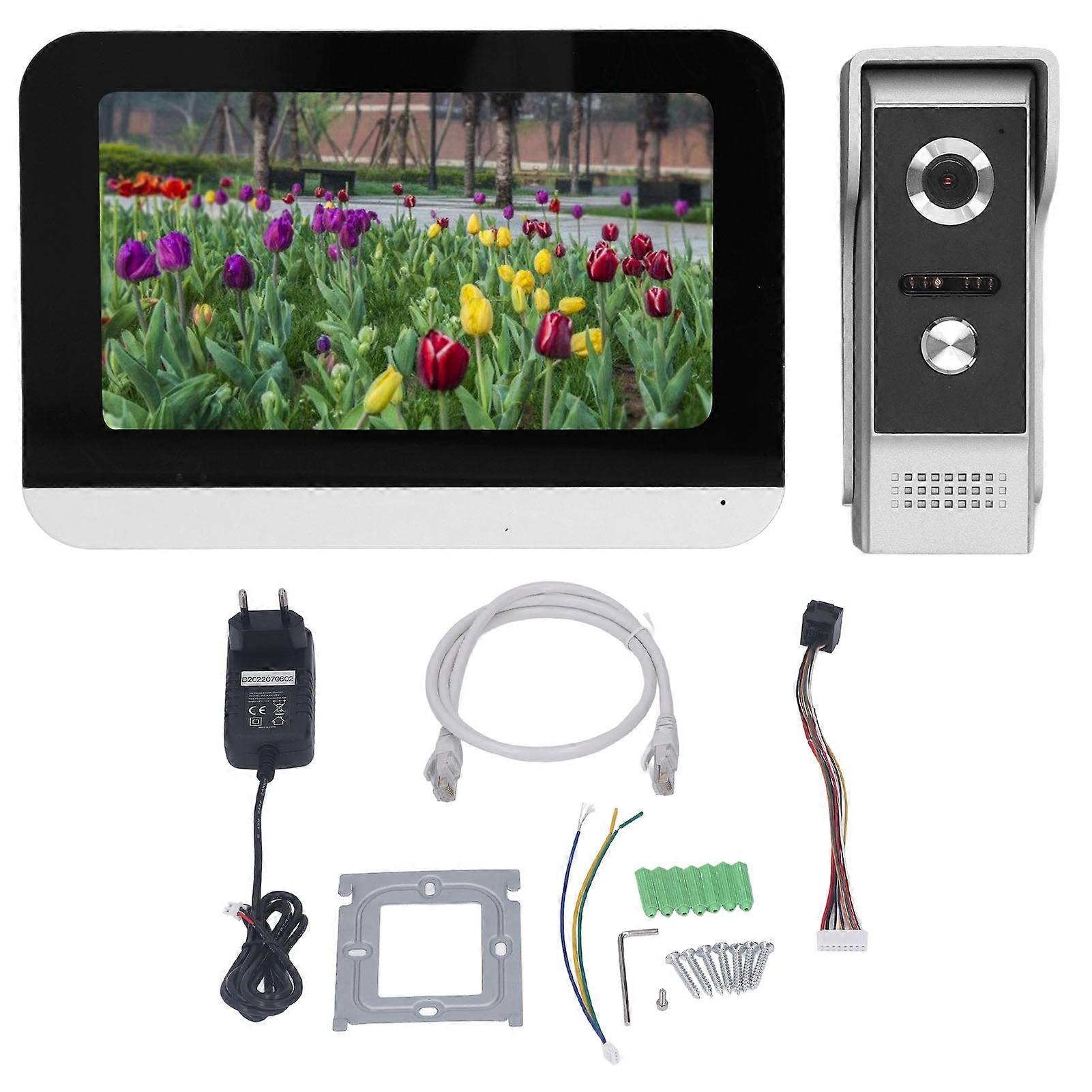 Smart Doorbell Digital 1080P HD Video Intercom Motion Detection WiFi Doorbell for Home 100‑240V