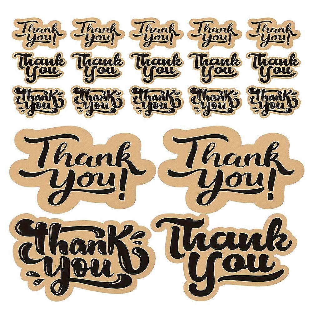 Thank You Cards For Small Gratitude Khaki Rectangular Minimalist Design 150Pcs