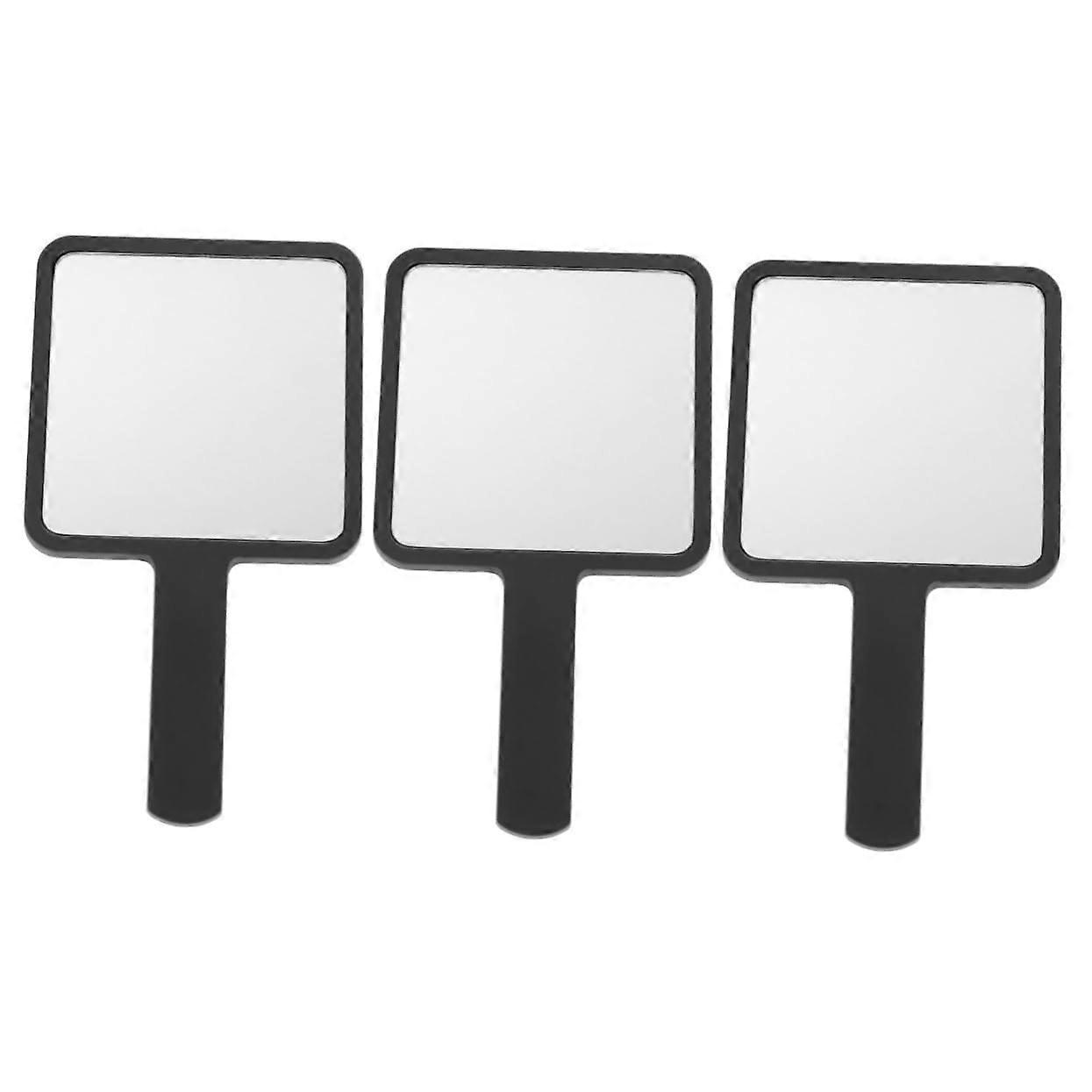 compact mirror with handle touch doublesided cosmetic mirror