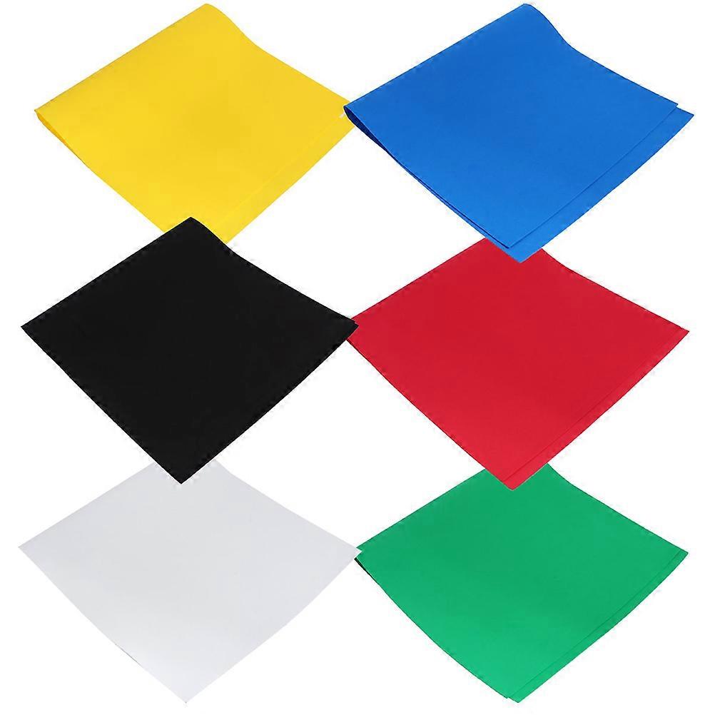 Universal Backdrop Background Cloth for Light Box Video Studio Black 6Pcs