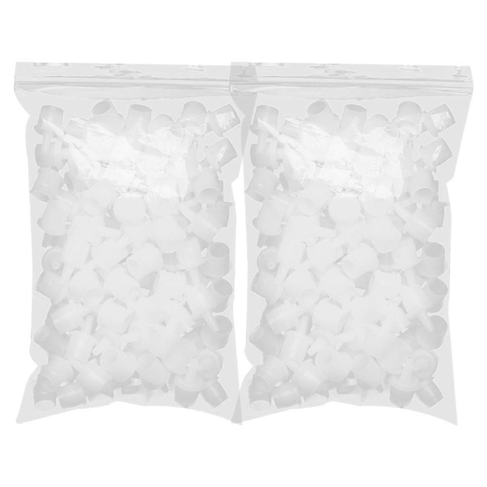 200pcs Eyelash Glue Bottle Pins Replacement Plug Nozzle Caps for Eyelash Extensions   Prevents Clogging and Ensures Smooth Application for Salons and
