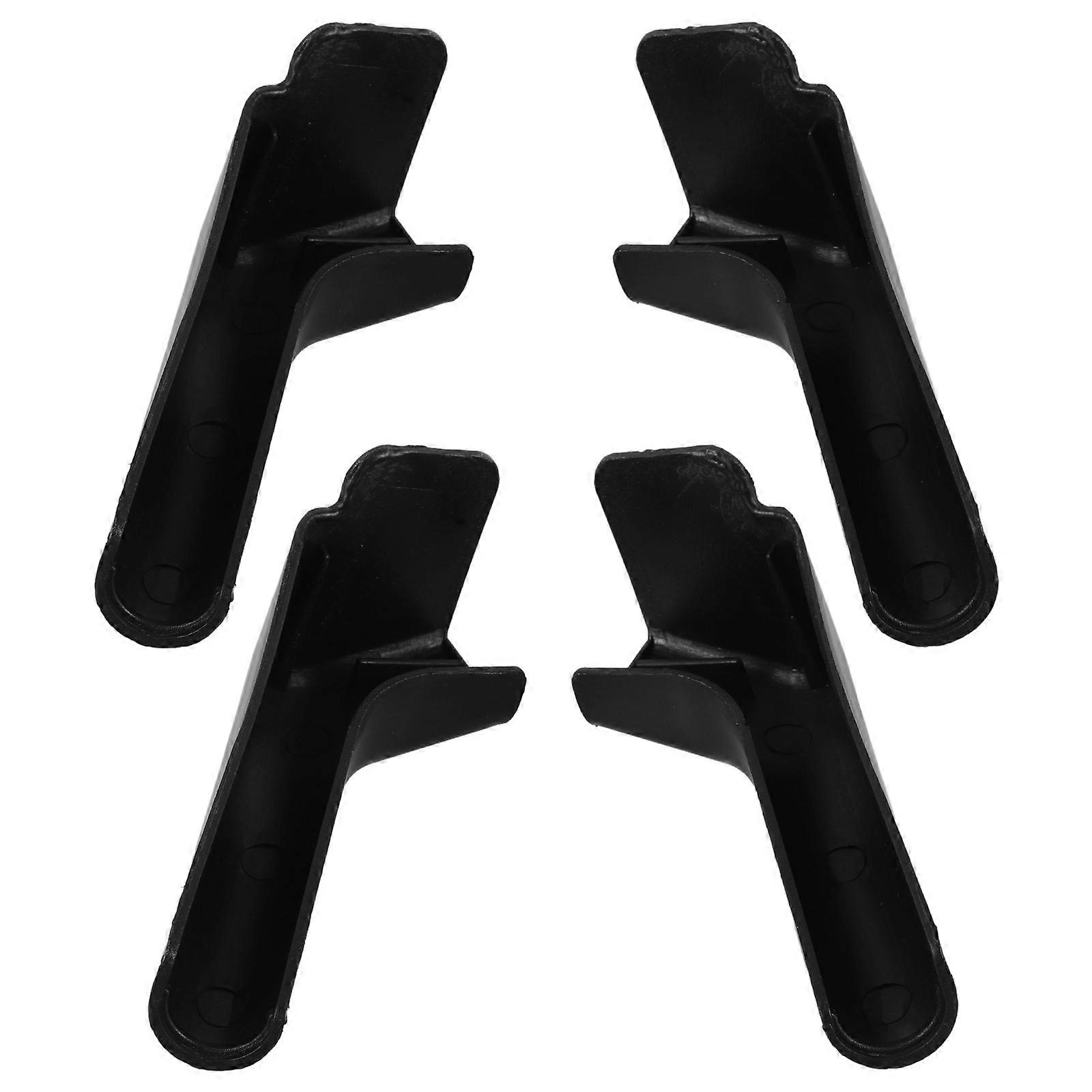 Gutter Outlet Rain Gutter Spouts For Rv Roofs Black 13.00X5.00X5.00CM Water Drainage 4Pcs