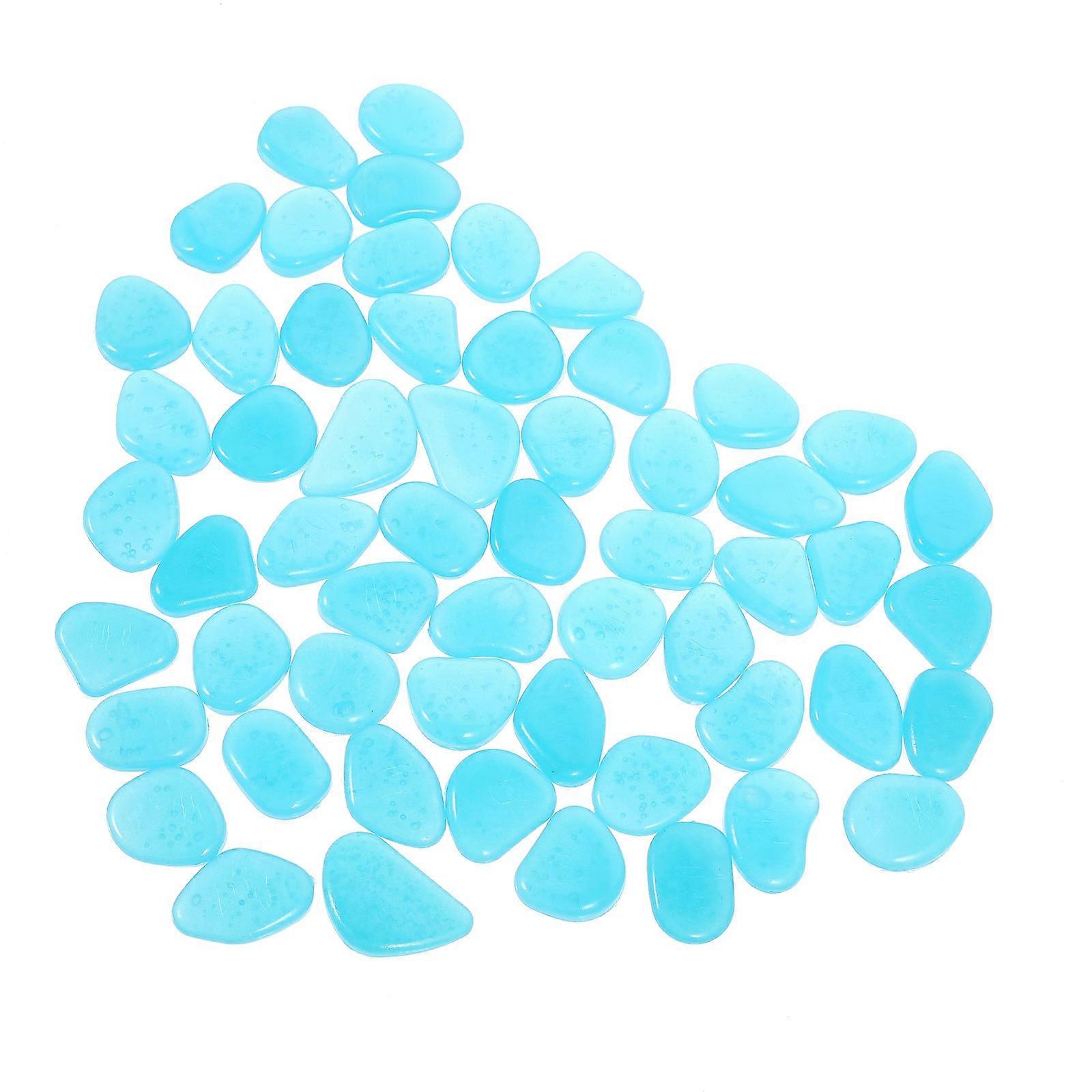 Aquarium Luminous Stone Glowing Stones Fish Tank Natural For Garden Decoration 100Pcs