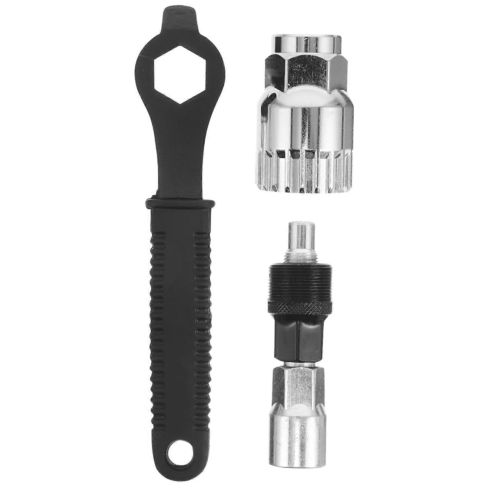 Bike Crank Removal Tool Set   Multi Functional Crank Extractor & Bottom Bracket Tool for Easy Bicycle Maintenance, Beginner Friendly Design