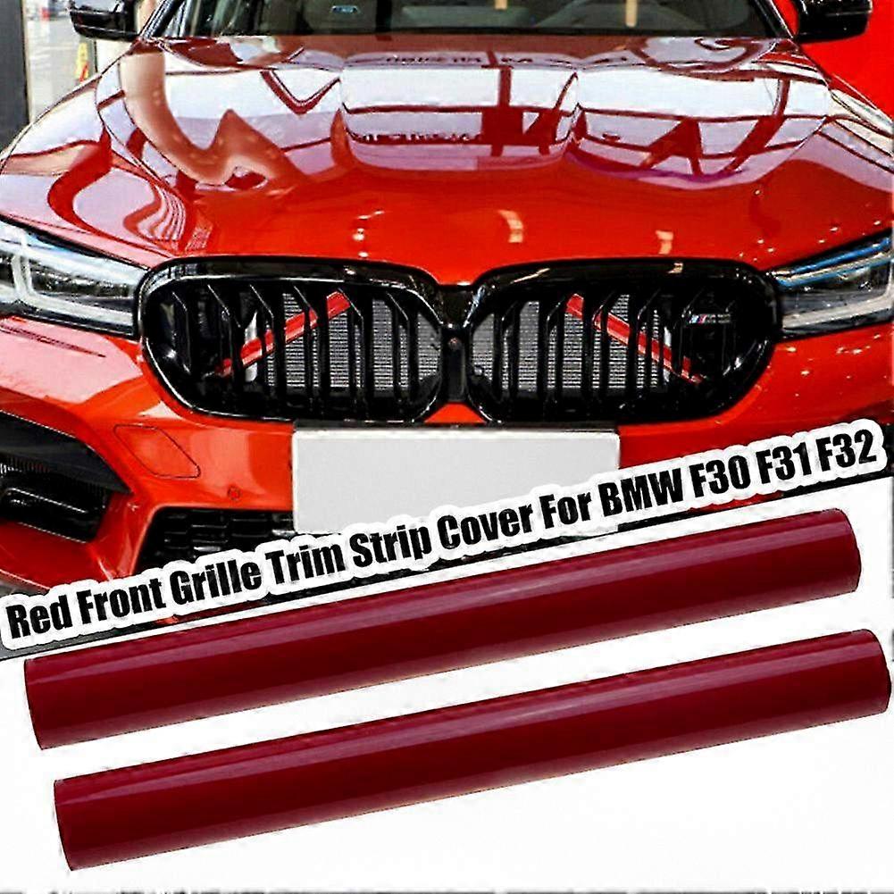 2ks vysoko kvalitný kryt prednej mriežky ABS a V výstuha kompatibilná s modelmi BMW F20 F21 F22 F23 F30 F31 F32 F33 F34 F35 F36
