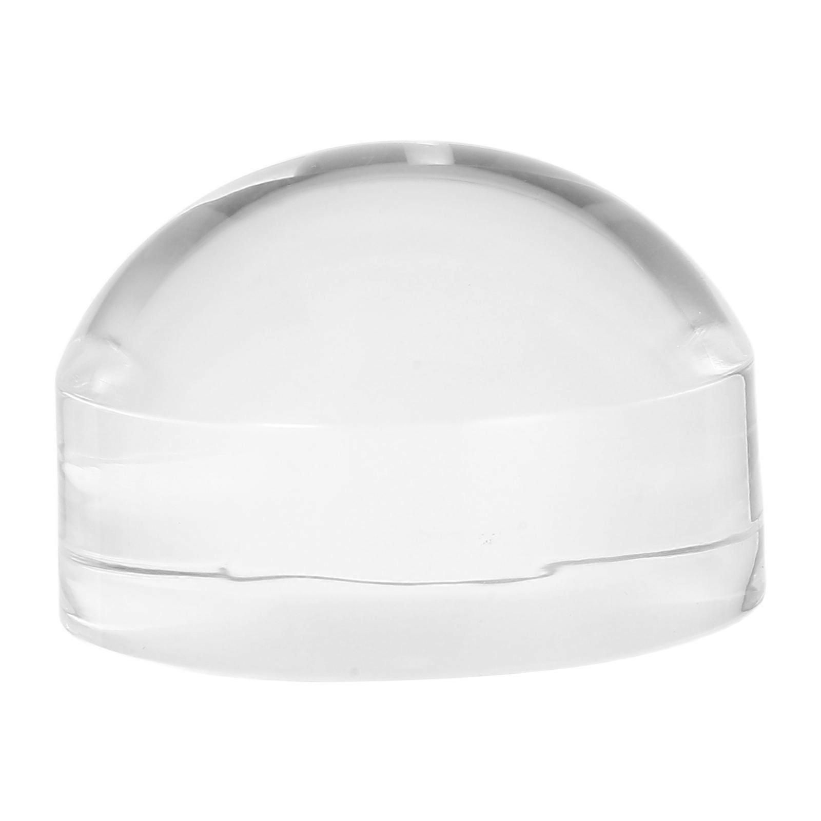 Book Page Magnifier for Reading Acrylic Map Reader Hemispherical Shape for Seniors and Students 65MM 1Pcs