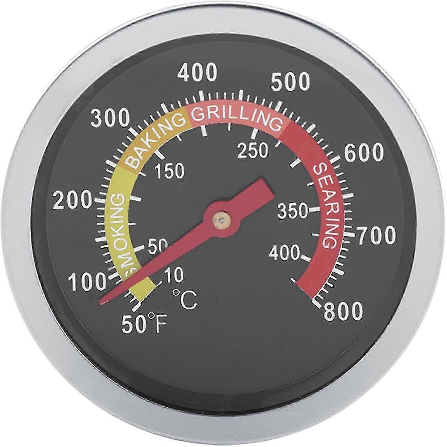 Weber Grilltermometer Deckel Genesis 50~800 Rustfritt stål Grilltermometer Temperaturmåler for grillmatlaging