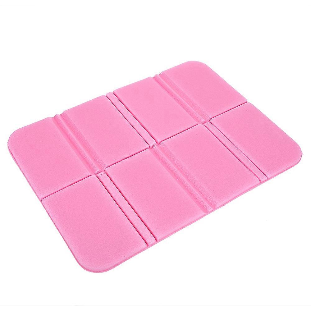 Foldable Seat Cushion, Portable Waterproof Picnic Protective Cover (Pink)