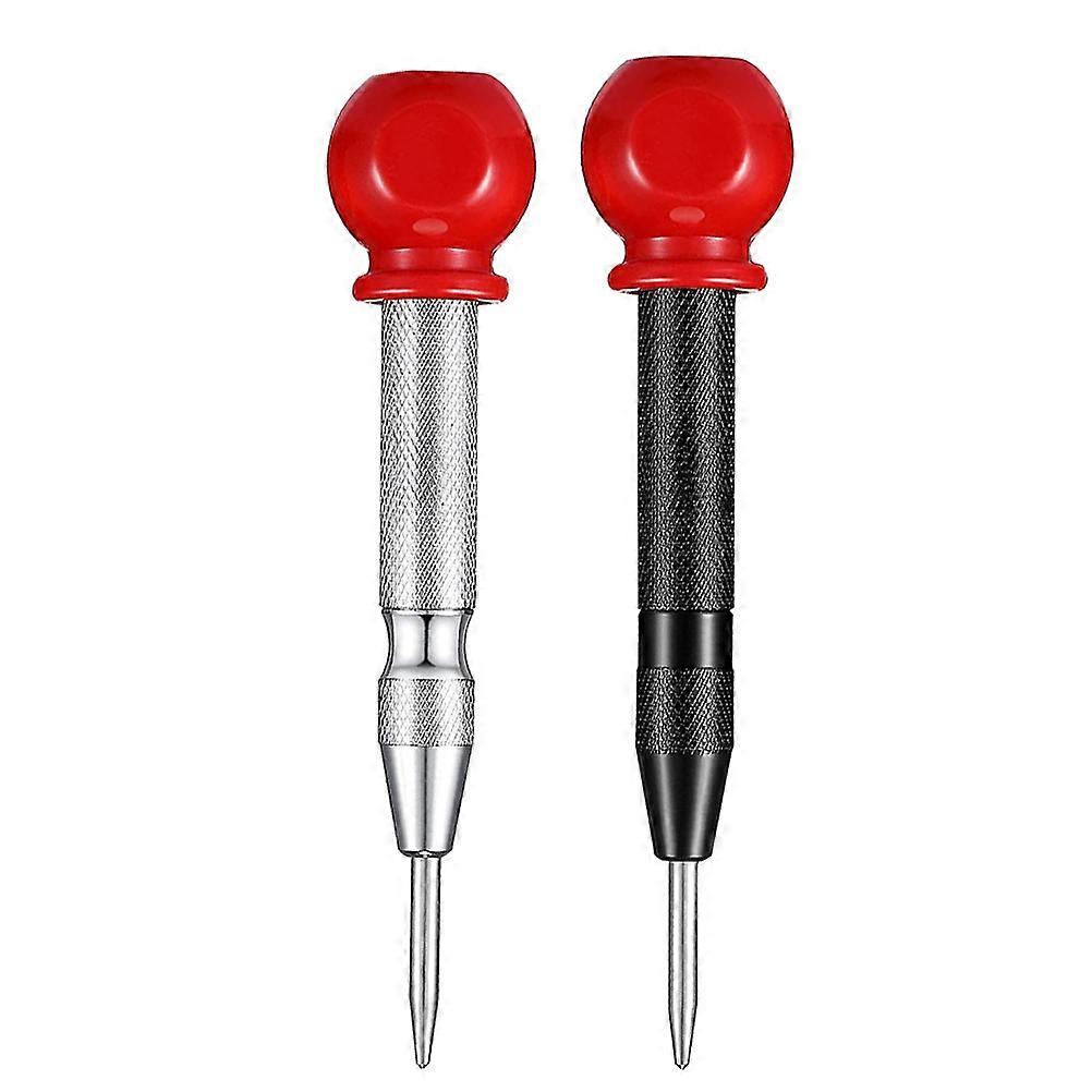 Center Punch Fittings Spring Loaded Metal Marking Automotive 2Pcs