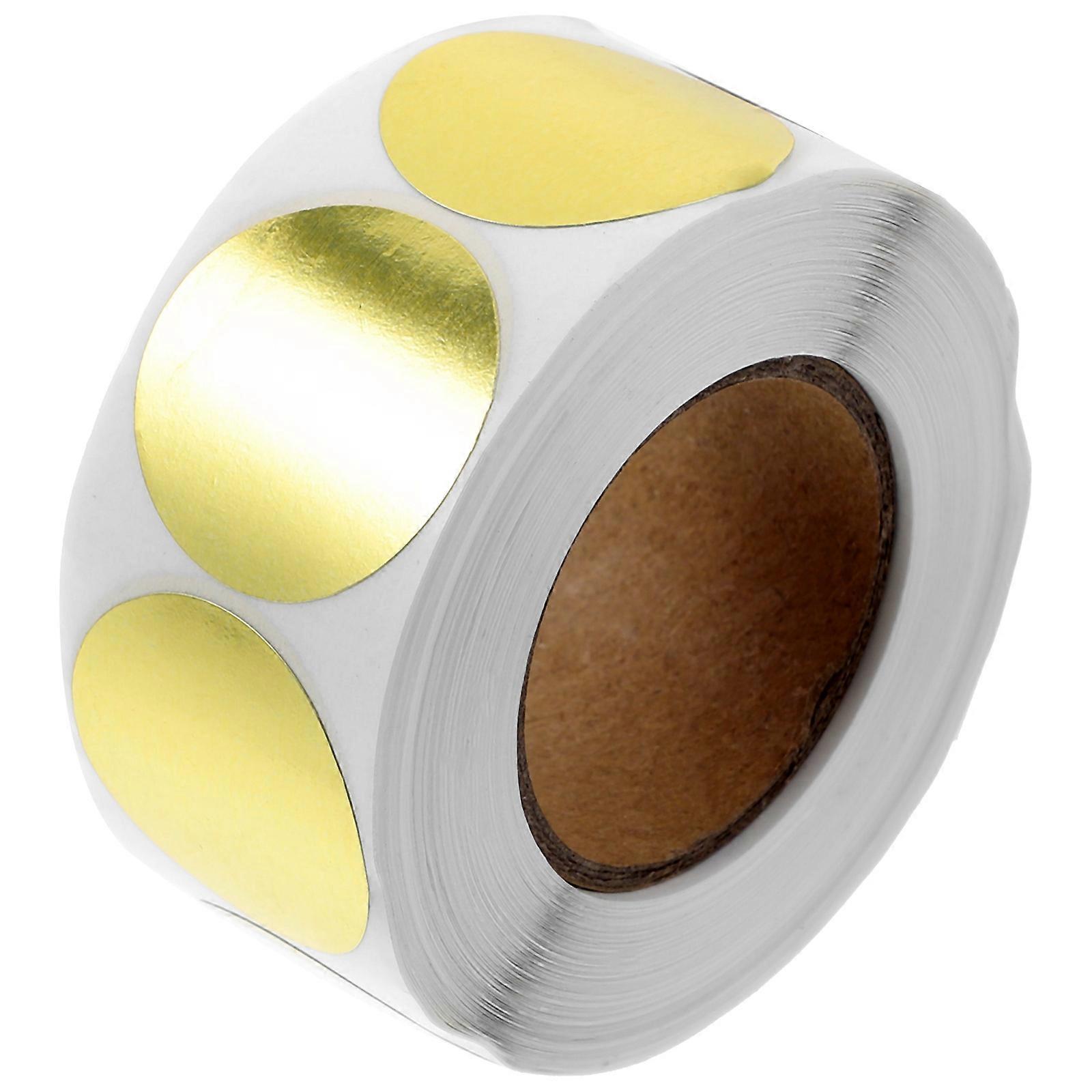 ملصقات معدنية مستديرة لتغليف الهدايا ، سكرابوكينغ ، هدايا الحفلات - ملصقات زخرفية لاصقة للحقائب والمغلفات والحرف اليدوية