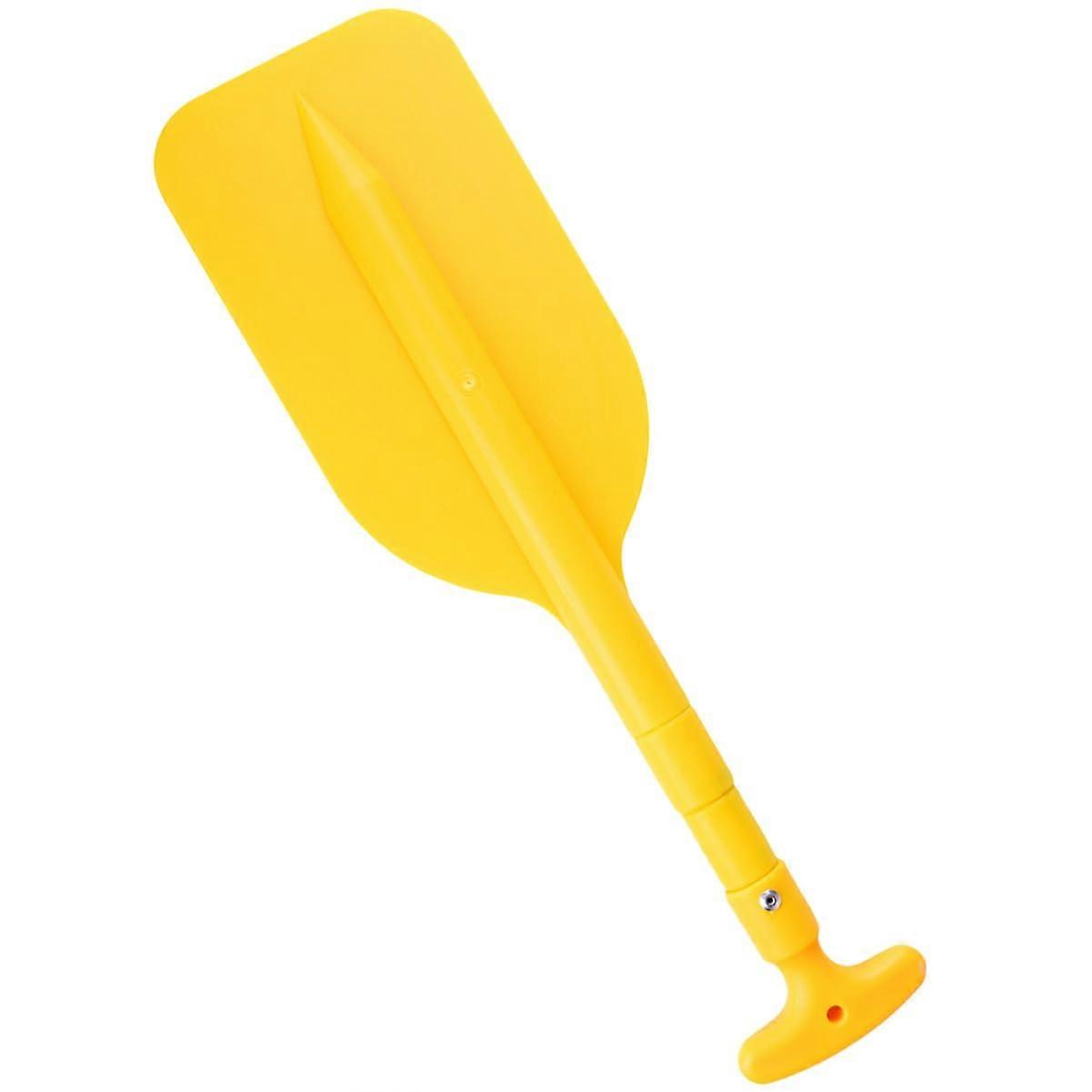 Boat Paddle for Inflatable Boats and Canoes, Extendable Yellow Paddle for Swimming Pools and Kayaks, Durable Equipment