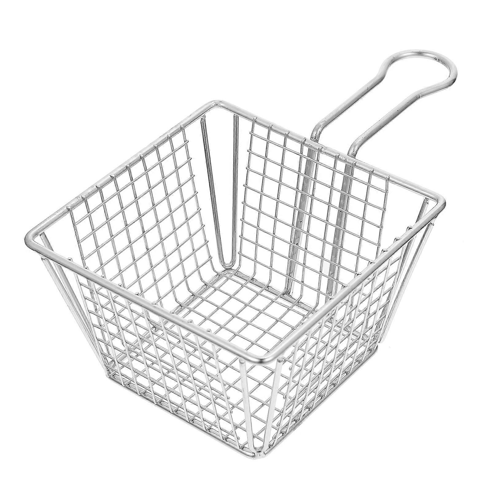 Multipurpose Frying Basket Practical Kitchen Tool .2X12.8CM Heat-Resistant 1Pcs