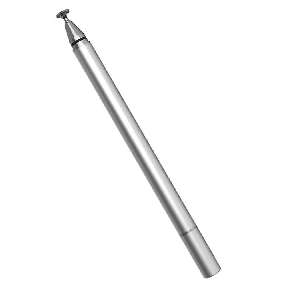 Digital Pen with Silver Aluminum Alloy Body and Replaceable Nib for Daily Use Tablets
