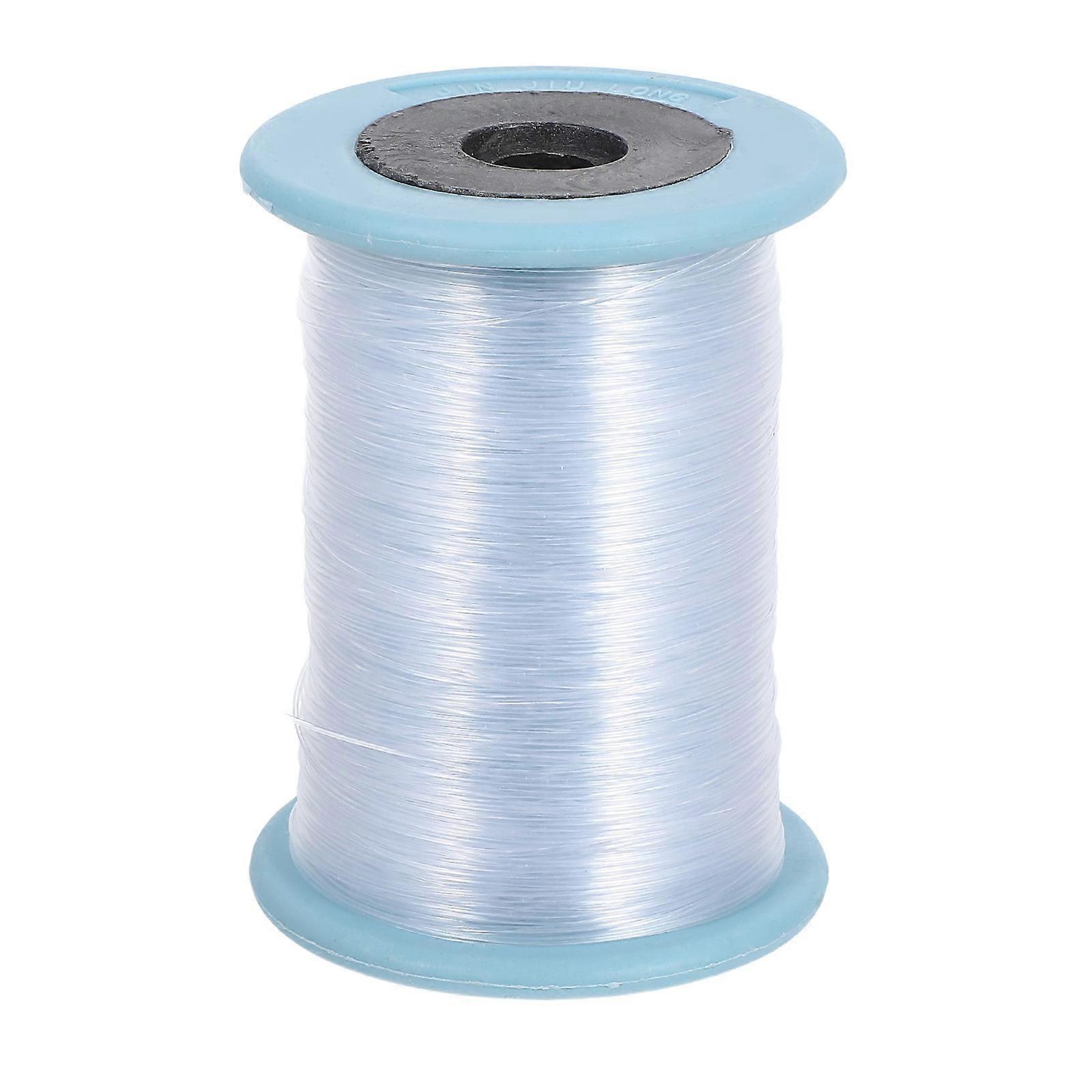 Clear Jewelry String High Strength Non Elastic Beading Thread for DIY Bracelet Making and Hanging Decoration Crafts, 1 Roll