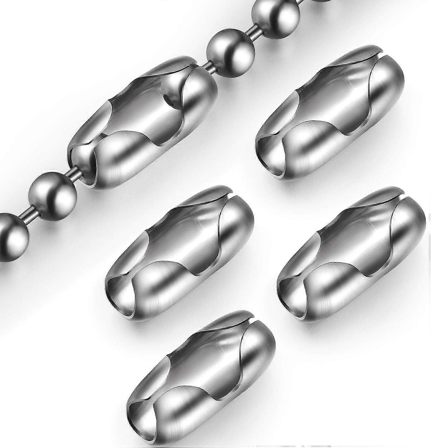 20 Pieces Replacement Vertical Chain Connector Clips Roman Blind Ball Chain Connector Cord Chain