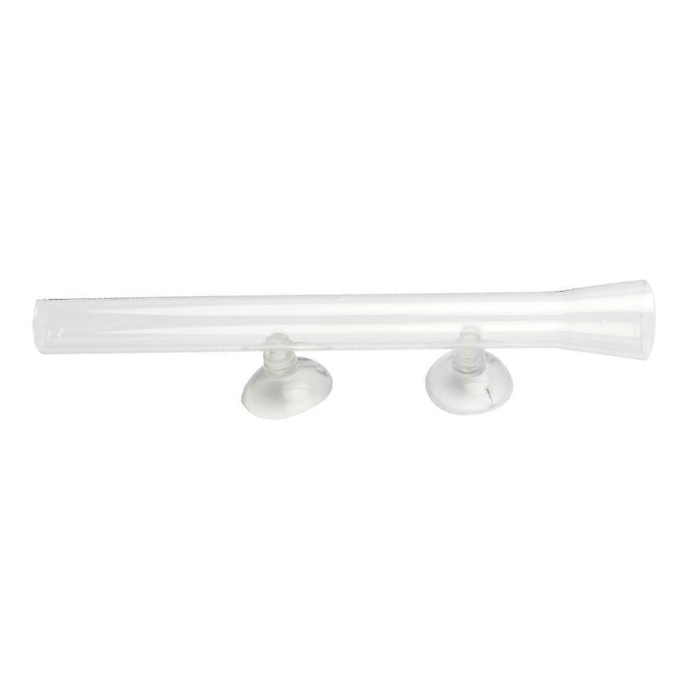 Fish Shrimp Feeder Tube Aquarium Maintenance Simple Structure Transparent 20x3cm 1Pack