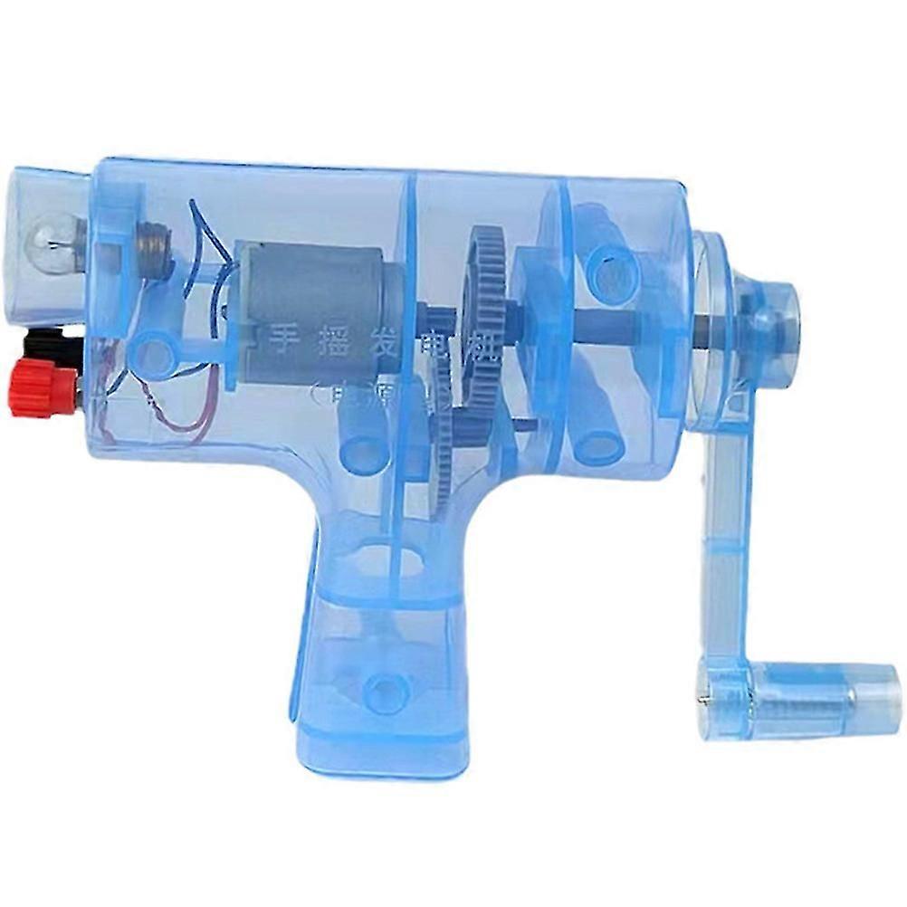 Handheld Crank Generator Power Generator Kids Physics Experimental Tools