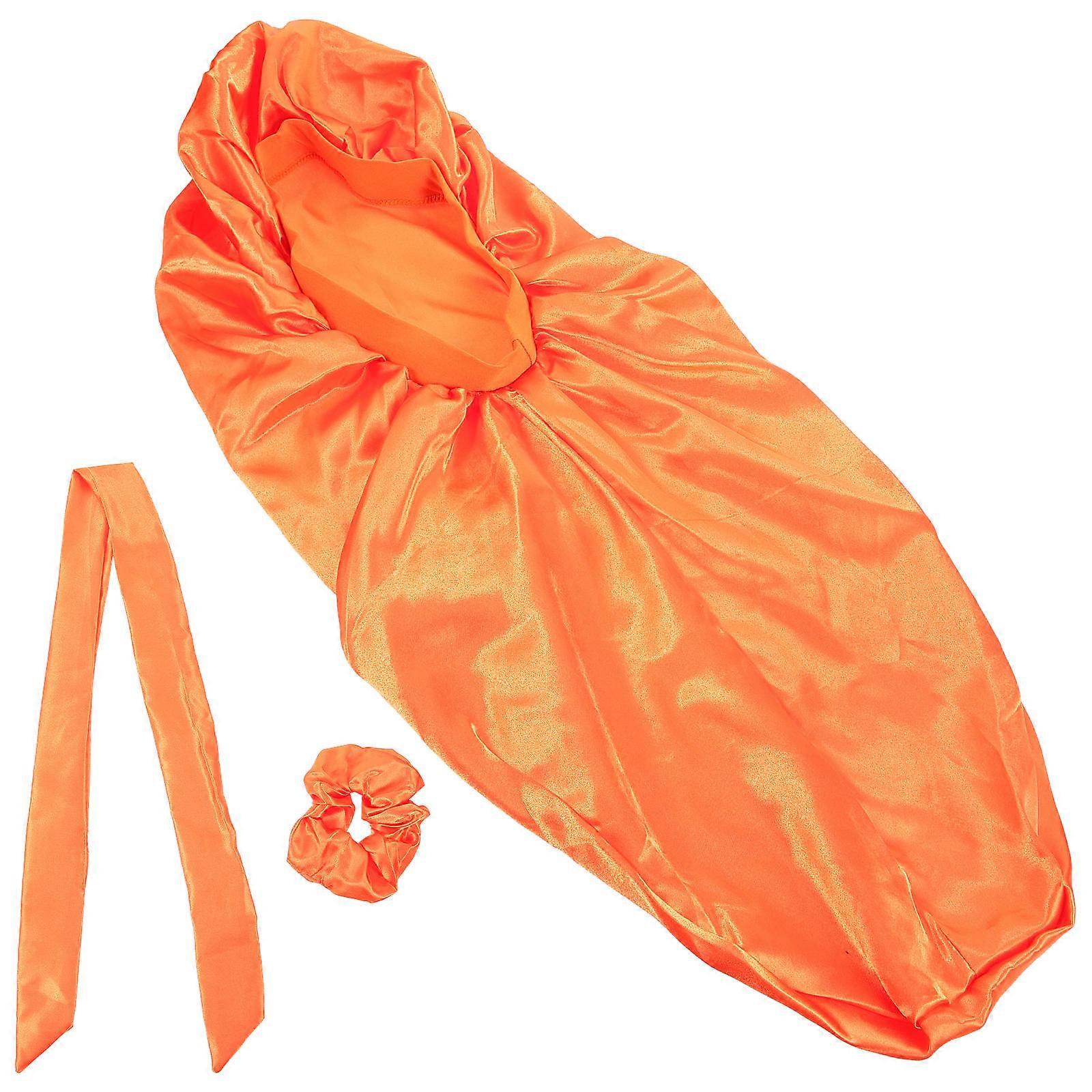 Here's a refined and compelling product description for your **Long Satin Bonnet Sleep Cap**:
### **Long Satin Bonnet Sleep Cap – Care for Every